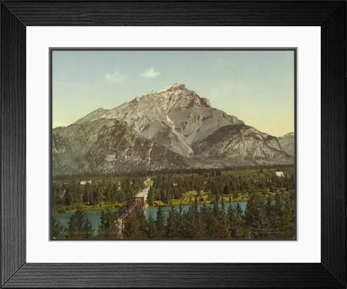 Framed Print : Cascade Mountain, Alberta Framed Print : Cascade Mountain, Alberta