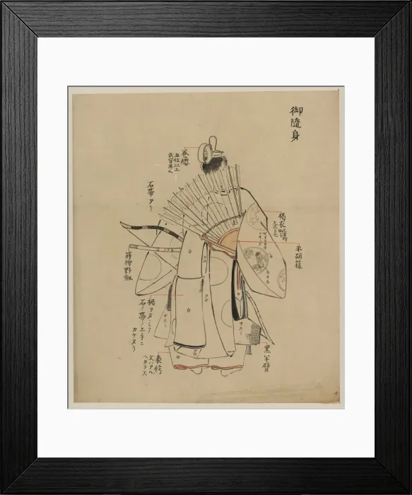 Framed Print : Warrior or nobleman archer Framed Print : Warrior or nobleman archer