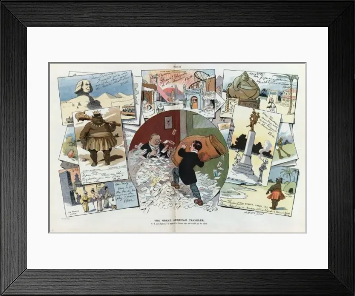 Framed Print : The great american traveler Framed Print : The great american traveler