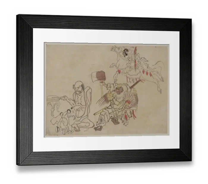 Framed Print : Tengu and miscellany Framed Print : Tengu and miscellany