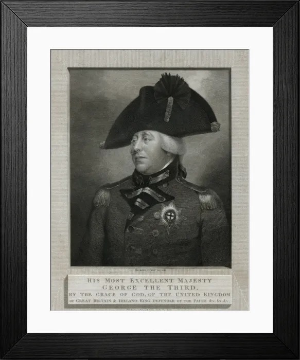 Framed Print : His most excellent majesty George the third, by the grace of Framed Print : His most excellent majesty George the third, by the grace of