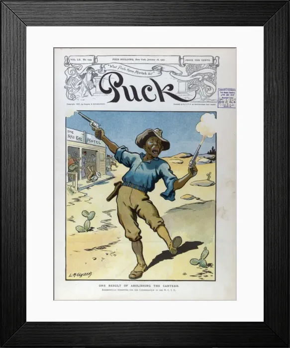 Framed Print : One result of abolishing the canteen
