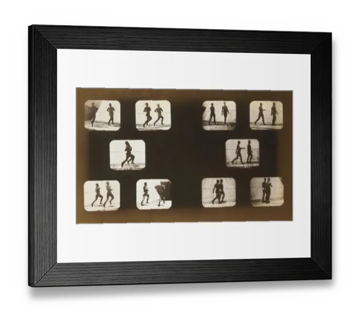 Framed Print : Athletes. Walking Framed Print : Athletes. Walking