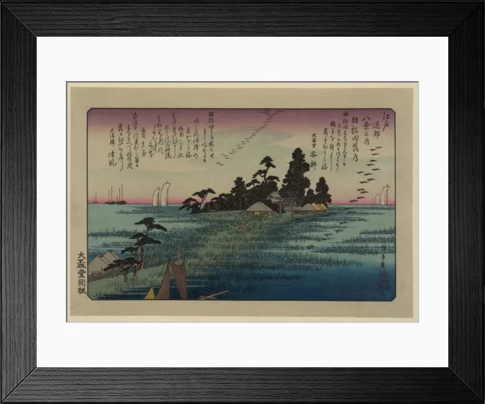 Framed Print : Descending geese at Haneda Framed Print : Descending geese at Haneda