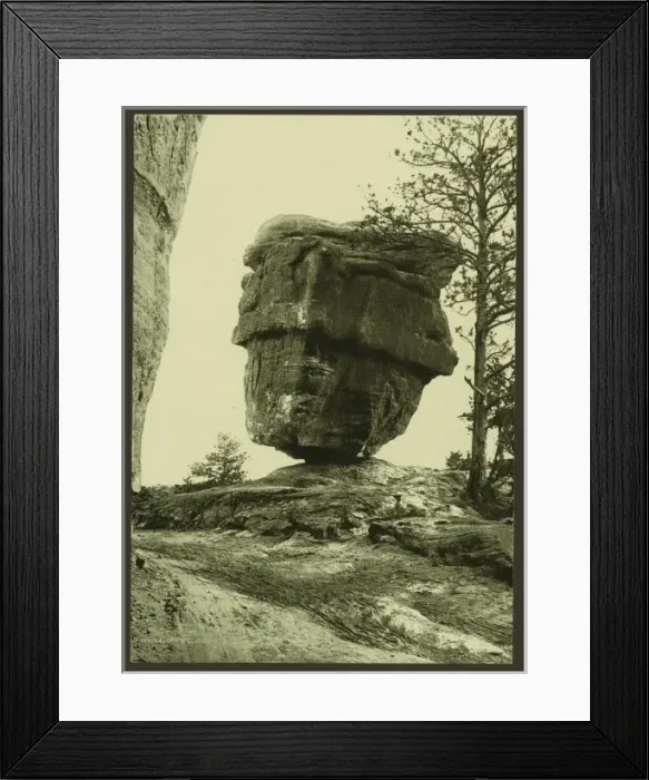 Framed Print : Balanced Rock, Garden of the Gods Framed Print : Balanced Rock, Garden of the Gods