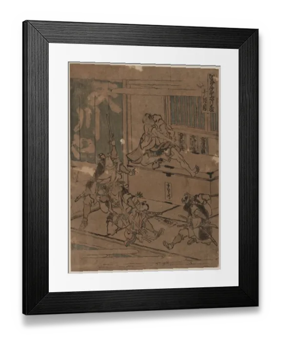 Framed Print : Act ten of the Kanadehon Chushingura Framed Print : Act ten of the Kanadehon Chushingura