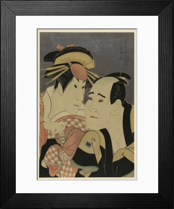 Framed Print : Sanogawa Ichimatsu III in the role of the courtesan Onnayo o Framed Print : Sanogawa Ichimatsu III in the role of the courtesan Onnayo o