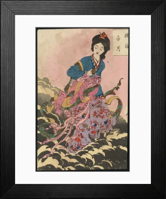 Framed Print : Taoist deity Chang-e who stole the elixir of immortality Framed Print : Taoist deity Chang-e who stole the elixir of immortality