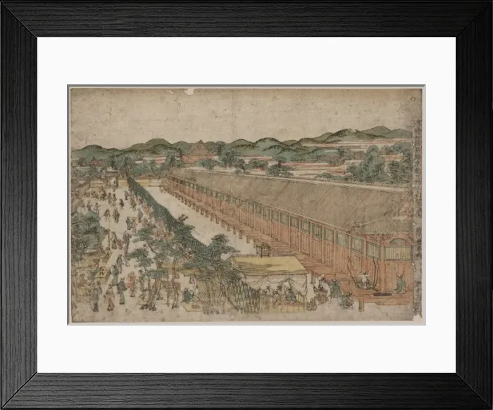 Framed Print : View of Sanjusangendo in Kyoto View of Sanj?sangend? in Ky?t Framed Print : View of Sanjusangendo in Kyoto View of Sanj?sangend? in Ky?t