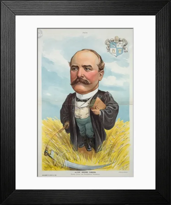 Framed Print : Alton Brooks Parker. Farmer, jurist and presidential possibi Framed Print : Alton Brooks Parker. Farmer, jurist and presidential possibi