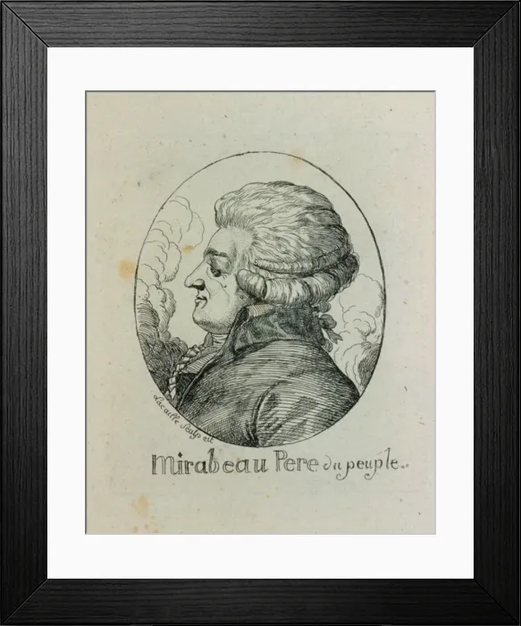 Framed Print : Mirabeau pere du peuple Framed Print : Mirabeau pere du peuple