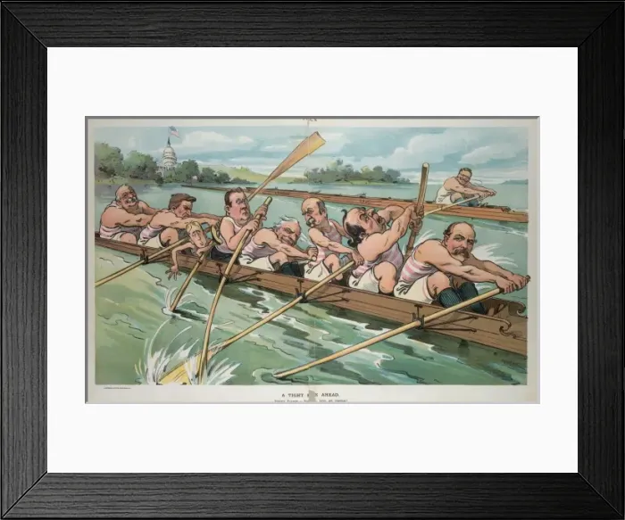 Framed Print : A tight race ahead Framed Print : A tight race ahead