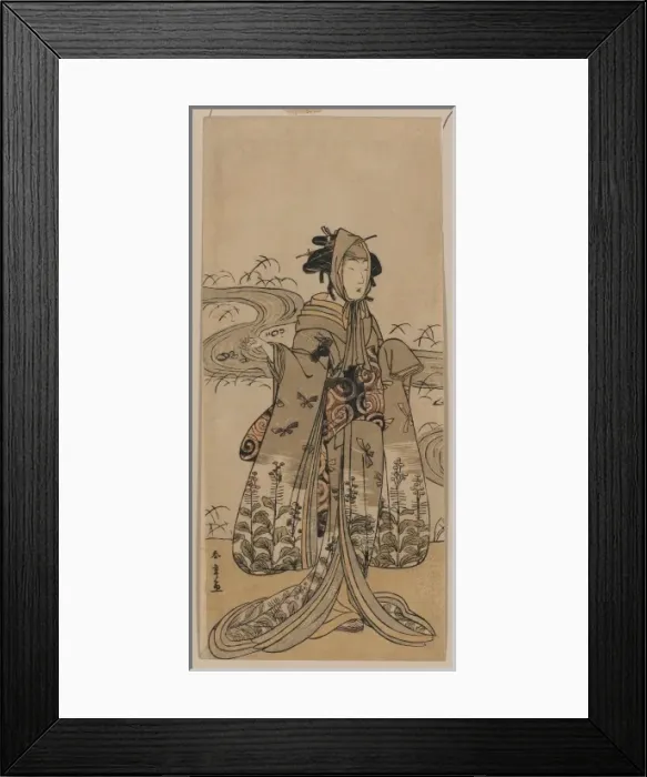 Framed Print : The actor Nakamura Kumesaburo Framed Print : The actor Nakamura Kumesaburo