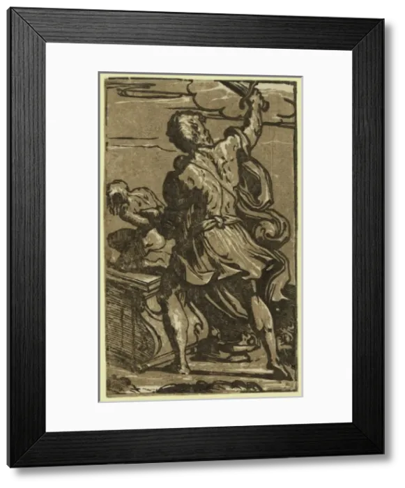 Framed Print : The sacrifice of Abraham Framed Print : The sacrifice of Abraham
