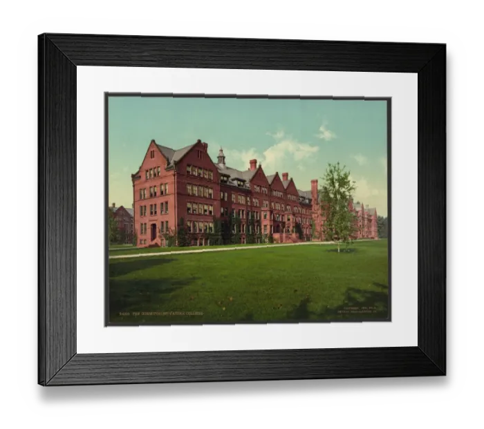 Framed Print : The dormitories, Vassar College Framed Print : The dormitories, Vassar College