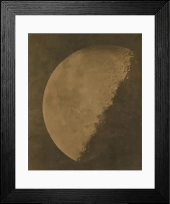Framed Print : Phase of the moon taken March 1851 Framed Print : Phase of the moon taken March 1851
