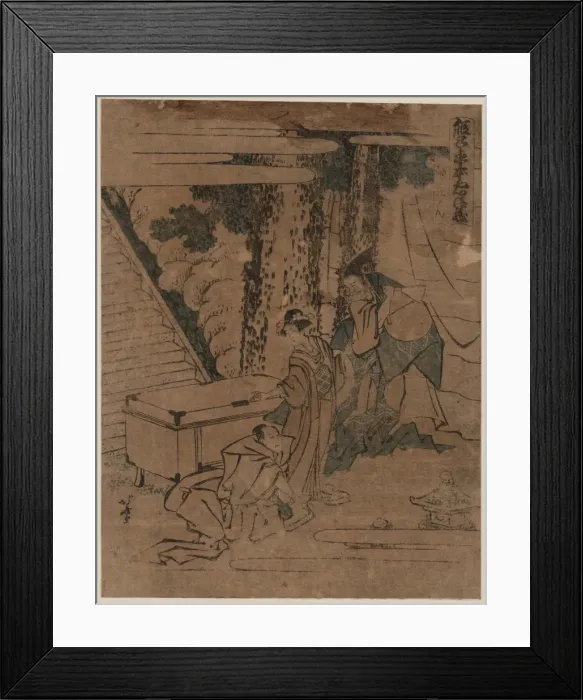 Framed Print : Act one of the Kanadehon Chushingura Framed Print : Act one of the Kanadehon Chushingura