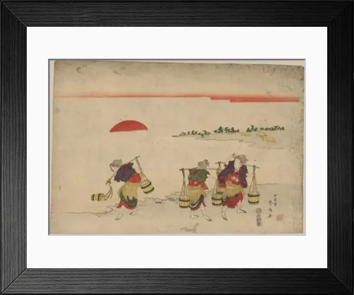 Framed Print : Salt gathering Framed Print : Salt gathering