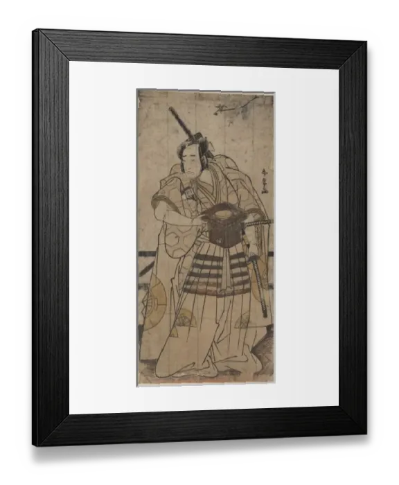 Framed Print : The actor Onoe Matsusuke in the role of Raiko Shitenno (Mina Framed Print : The actor Onoe Matsusuke in the role of Raiko Shitenno (Mina