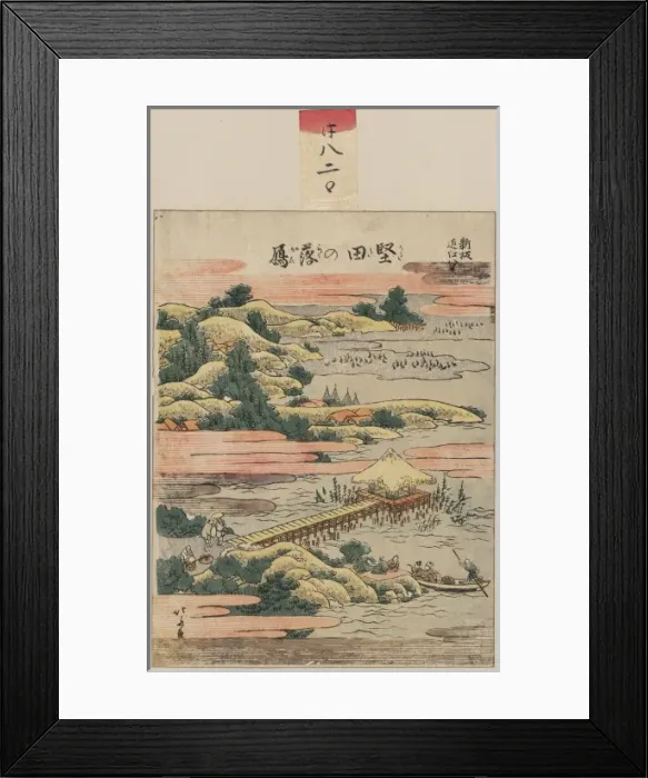 Framed Print : Descending geese at Katada Framed Print : Descending geese at Katada