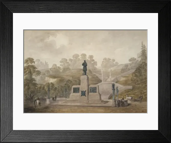 Framed Print : Seventh Regiment Memorial, New York City. Rendering Framed Print : Seventh Regiment Memorial, New York City. Rendering