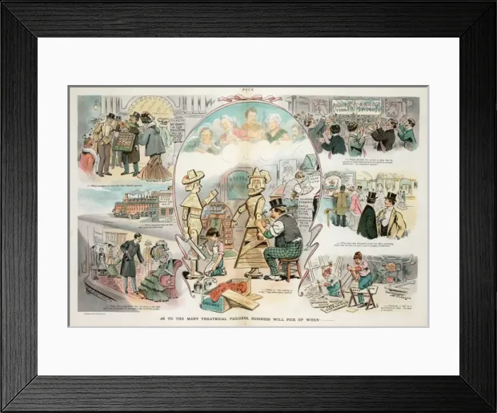 Framed Print : As to the many theatrical failures, business will pick up wh Framed Print : As to the many theatrical failures, business will pick up wh