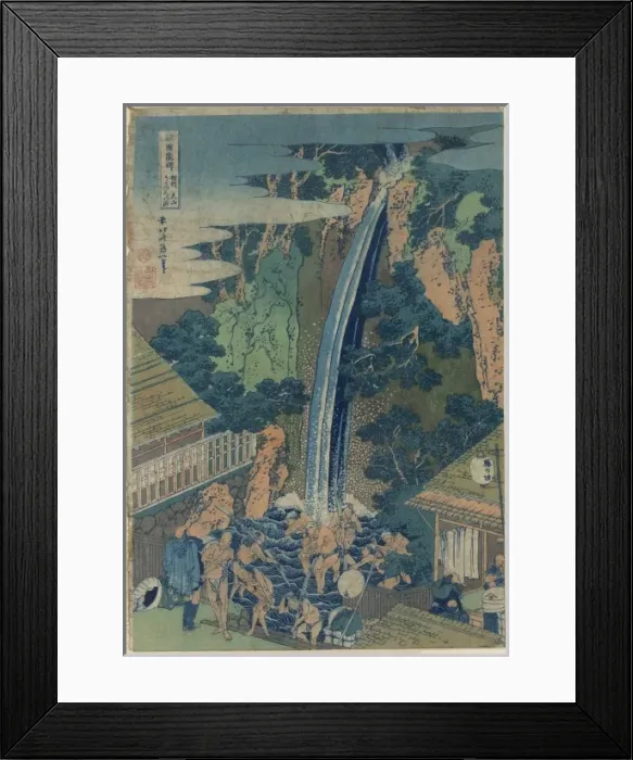 Framed Print : Roben waterfall at oyama in Soshu