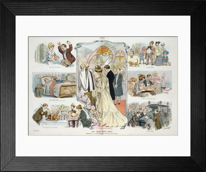 Framed Print : The cigar band fiend Framed Print : The cigar band fiend