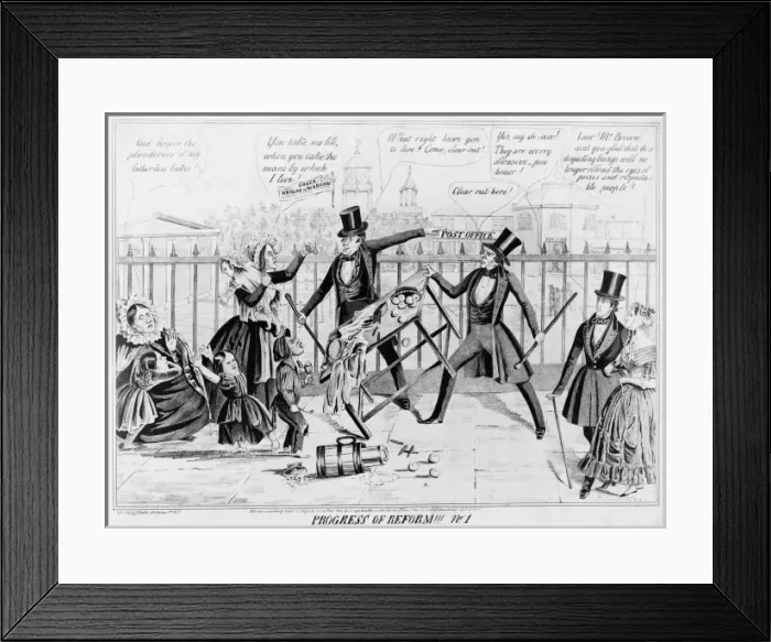 Framed Print : Progress of reform!!! No. 1 Framed Print : Progress of reform!!! No. 1