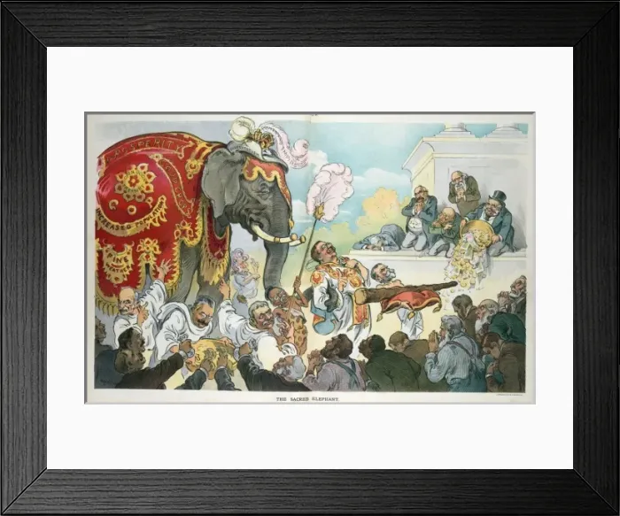 Framed Print : The sacred elephant Framed Print : The sacred elephant