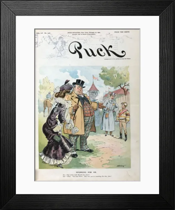 Framed Print : Spurring him on Framed Print : Spurring him on
