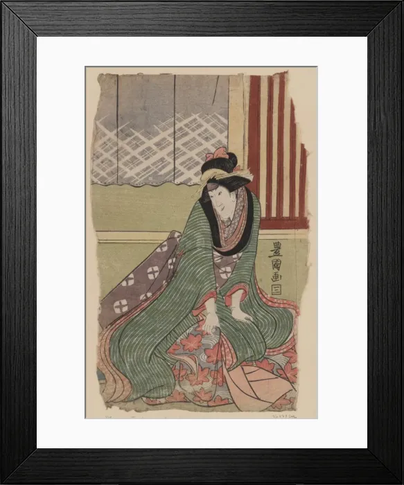Framed Print : The actor Iwai Hanshiro Framed Print : The actor Iwai Hanshiro