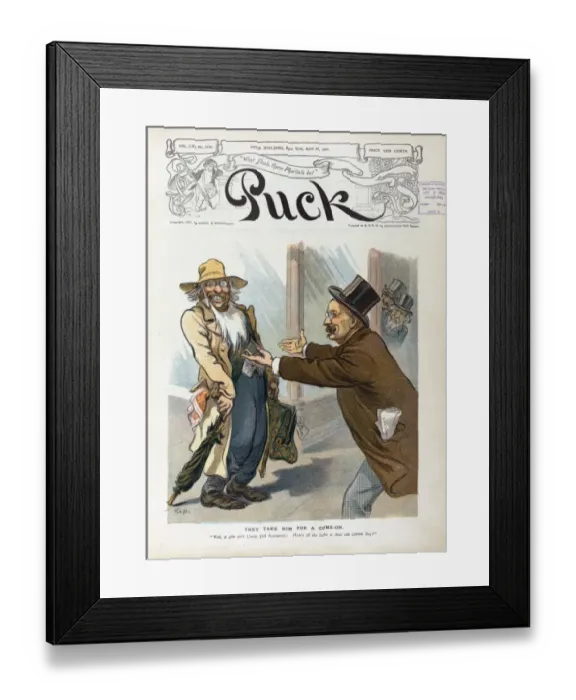 Framed Print : They take him for a come-on Framed Print : They take him for a come-on