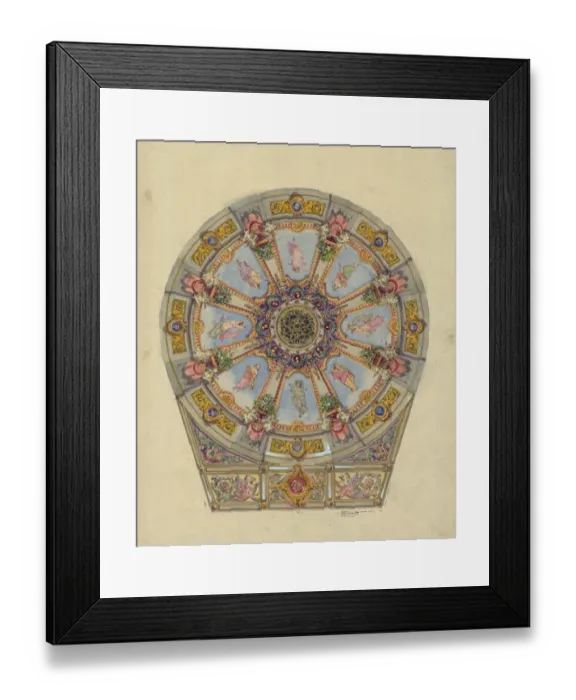 Framed Print : Cupola. Study Framed Print : Cupola. Study
