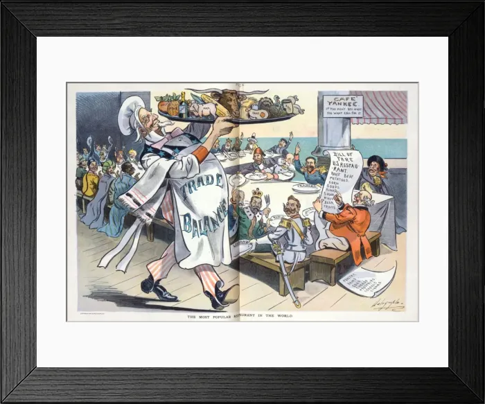 Framed Print : The most popular restaurant in the world Framed Print : The most popular restaurant in the world