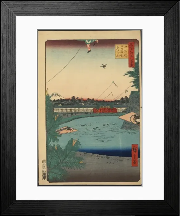 Framed Print : Hibiya and Soto-Sakurada from Yamashita-cho Framed Print : Hibiya and Soto-Sakurada from Yamashita-cho