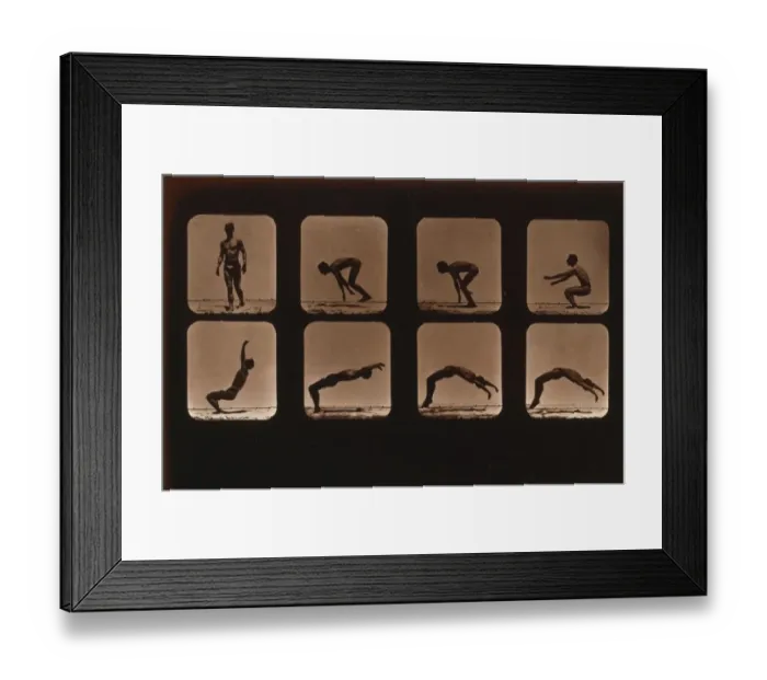 Framed Print : Athletes. Irregular Framed Print : Athletes. Irregular