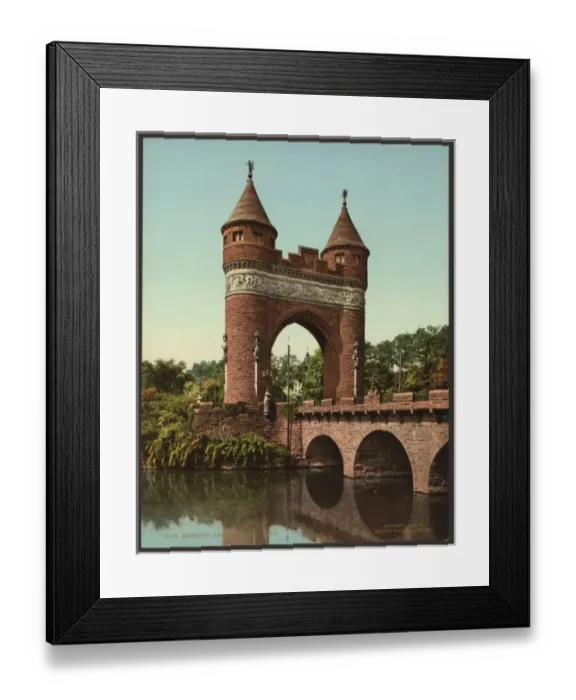 Framed Print : Memorial Arch, Hartford, Conn Framed Print : Memorial Arch, Hartford, Conn