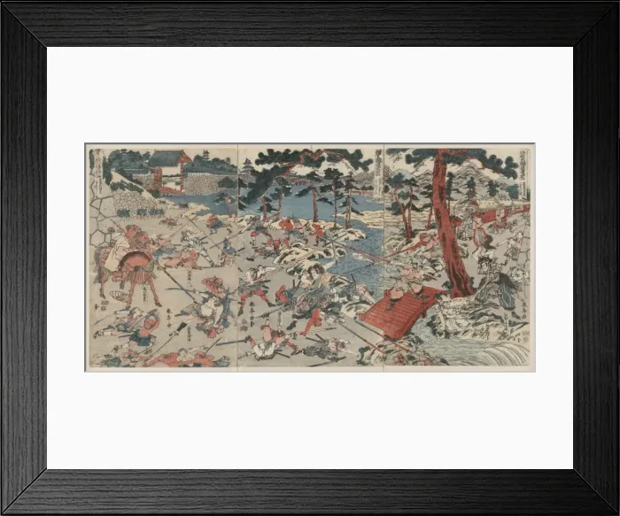 Framed Print : The Joruri and Kabuki play, Igagoe dochUSugoroku The Joruri Framed Print : The Joruri and Kabuki play, Igagoe dochUSugoroku The Joruri