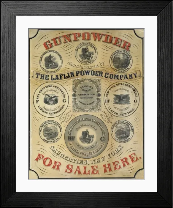 Framed Print : Gunpowder for sale here Framed Print : Gunpowder for sale here