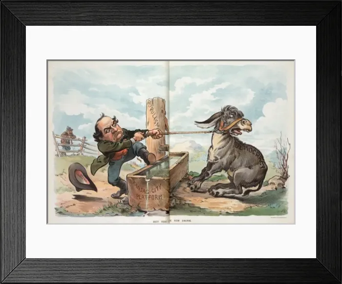 Framed Print : But you can t make him drink Framed Print : But you can t make him drink
