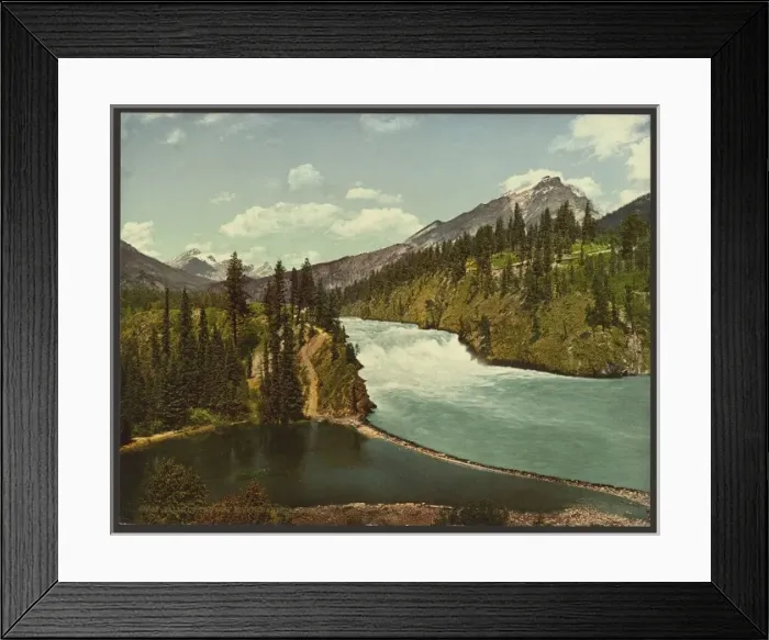 Framed Print : Falls of the Bow River, Banff, Alberta Framed Print : Falls of the Bow River, Banff, Alberta
