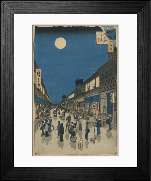 Framed Print : Night view of Saruwaka-machi Framed Print : Night view of Saruwaka-machi