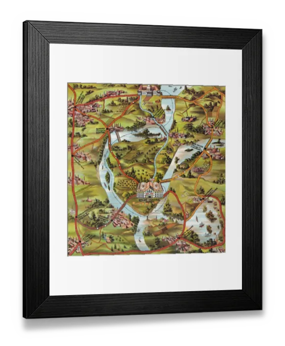 Framed Print : The road to Washington Framed Print : The road to Washington