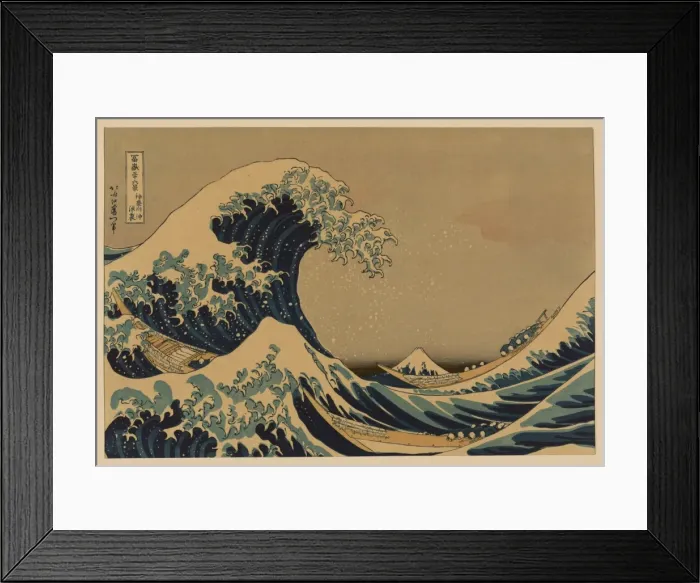 Framed Print : The great wave off shore of Kanagawa Framed Print : The great wave off shore of Kanagawa