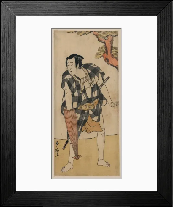 Framed Print : The actor Onoe Matsusuke