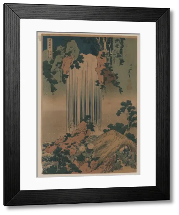 Framed Print : Yoro waterfall in Mino Province Framed Print : Yoro waterfall in Mino Province