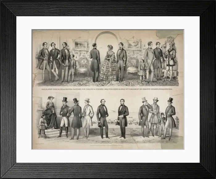 Framed Print : Paris, New York & Philadelphia fashions for spring & summer Framed Print : Paris, New York & Philadelphia fashions for spring & summer