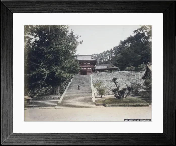 Framed Print : Temple at Kamakura Framed Print : Temple at Kamakura