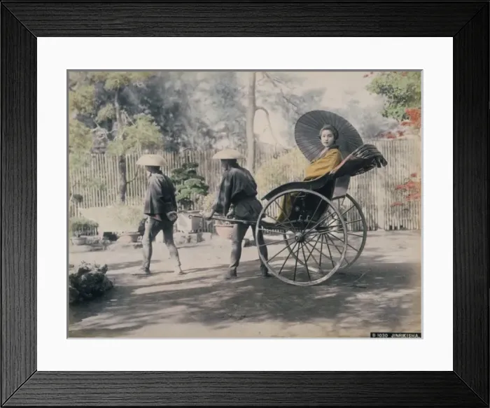Framed Print : Jinrikisha Framed Print : Jinrikisha